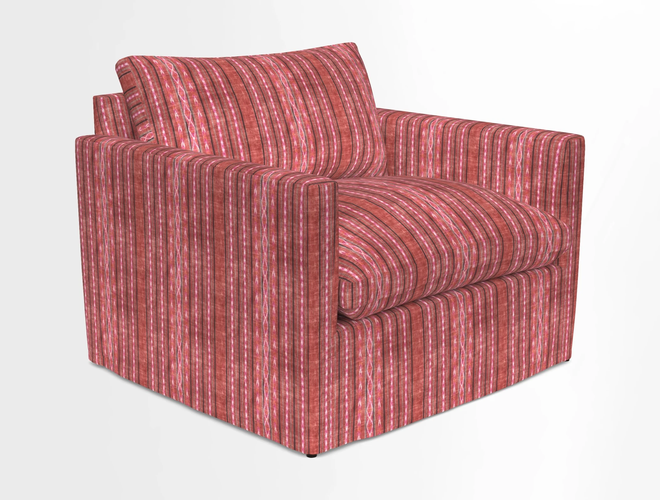 Heyshott Snuggler in Two Tone Plain Biscuit. Loose cover option available