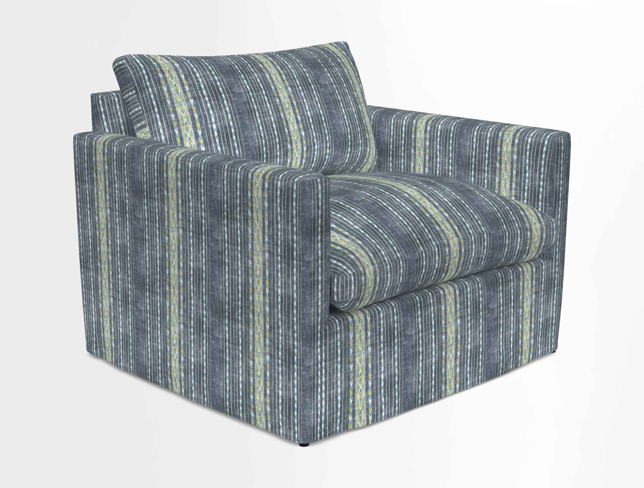 Heyshott Snuggler in Two Tone Plain Biscuit. Loose cover option available