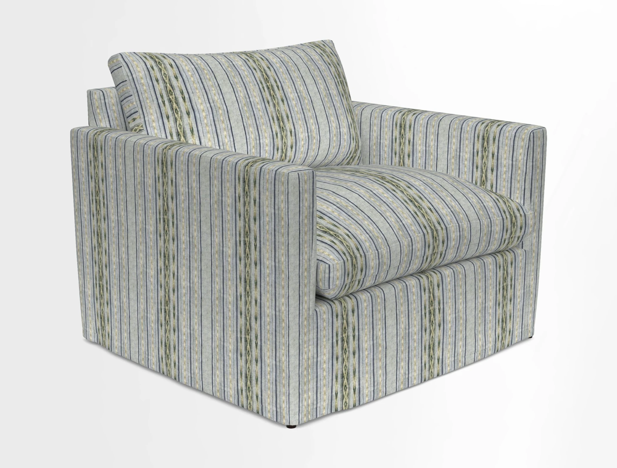 Heyshott Snuggler in Two Tone Plain Biscuit. Loose cover option available