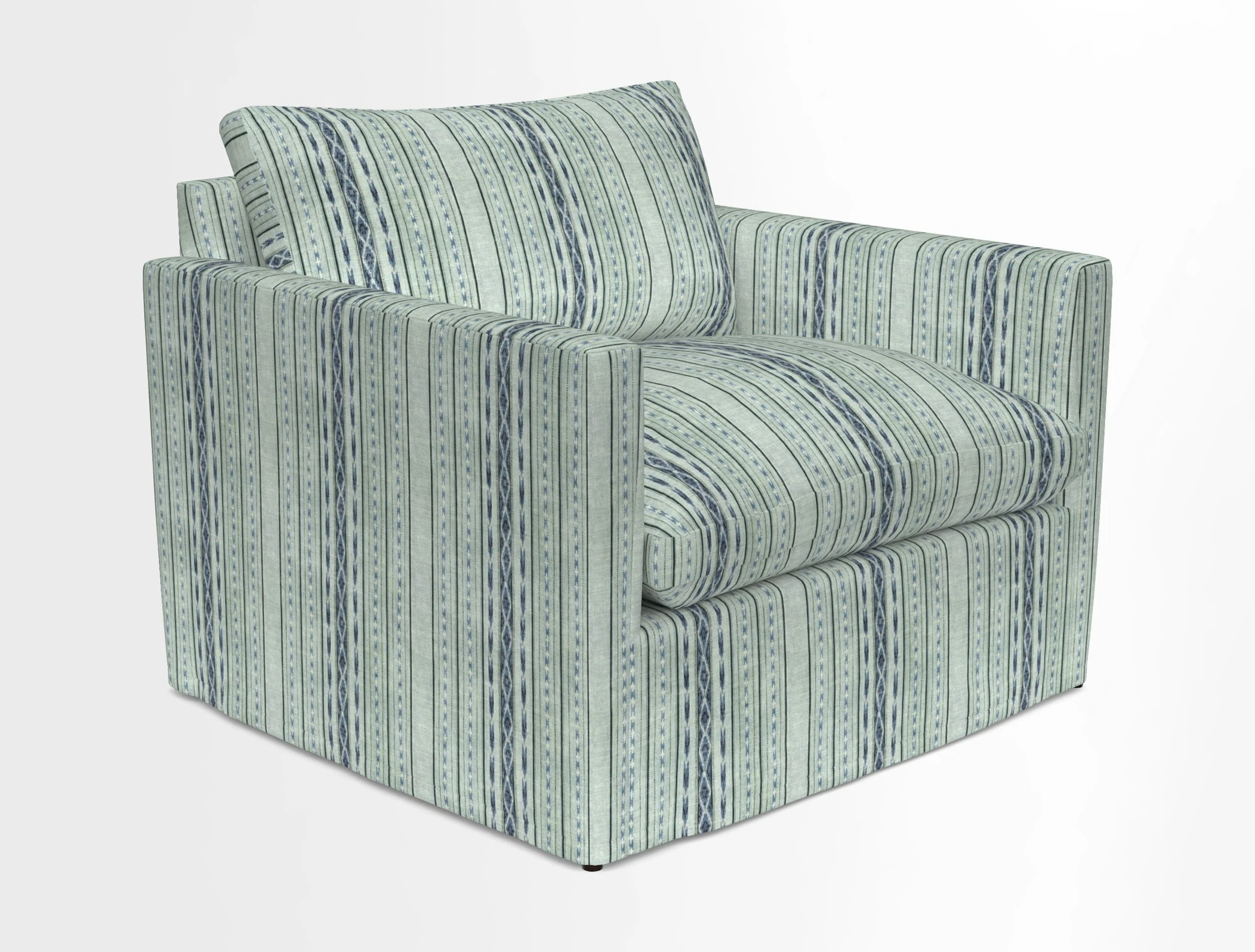 Heyshott Snuggler in Two Tone Plain Biscuit. Loose cover option available