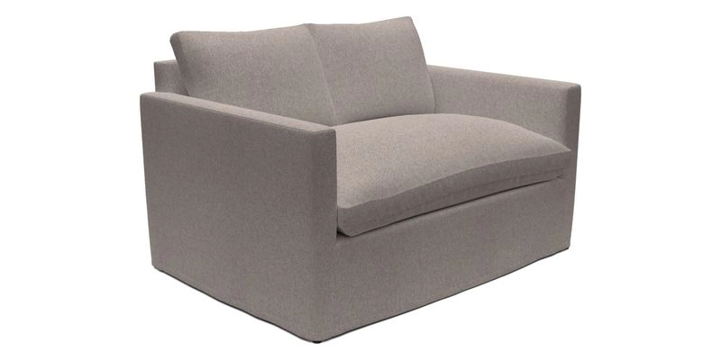 Heyshott 2 Seater Sofa in Two Tone Plain Biscuit. Loose cover option available