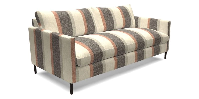 Heyshott 3 Seater Sofa in Two Tone Plain Biscuit