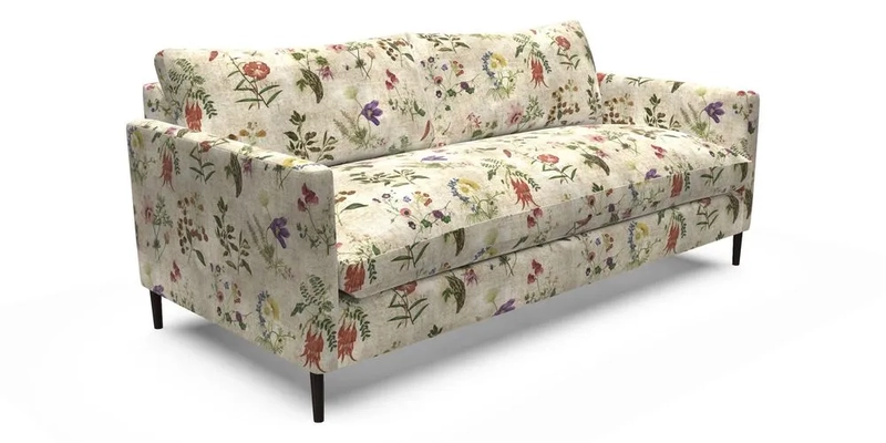 Heyshott 3 Seater Sofa in Two Tone Plain Biscuit. Loose cover option available