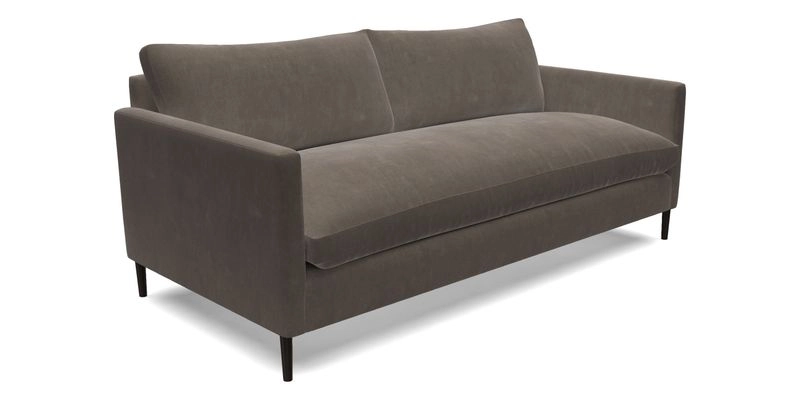Heyshott 3 Seater Sofa in Two Tone Plain Biscuit