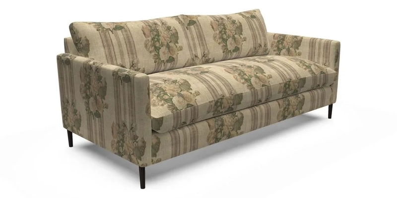 Heyshott 3 Seater Sofa in Two Tone Plain Biscuit