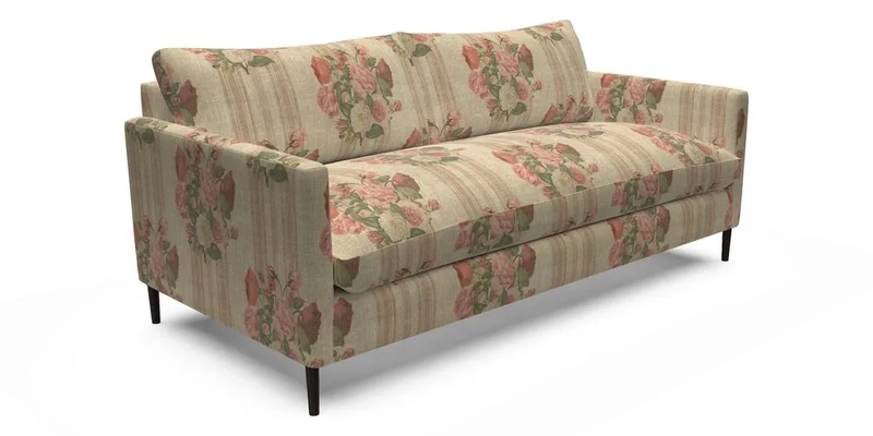 Heyshott 3 Seater Sofa in Two Tone Plain Biscuit