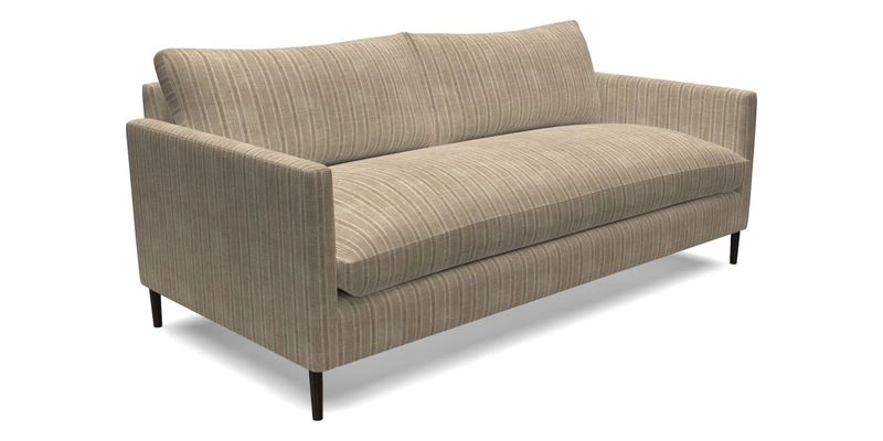 Heyshott 3 Seater Sofa in Two Tone Plain Biscuit