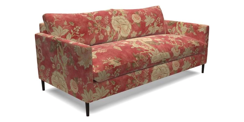 Heyshott 3 Seater Sofa in Two Tone Plain Biscuit