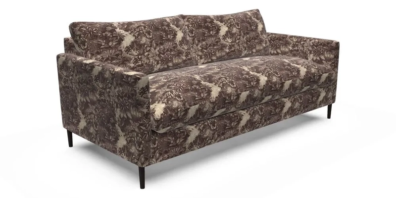 Heyshott 3 Seater Sofa in Two Tone Plain Biscuit