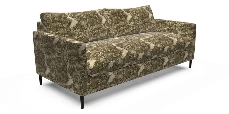 Heyshott 3 Seater Sofa in Two Tone Plain Biscuit