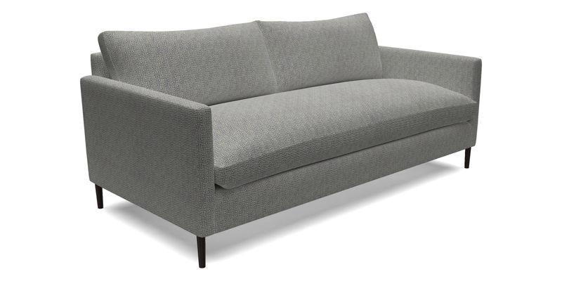 Heyshott 3 Seater Sofa in Two Tone Plain Biscuit. Loose cover option available