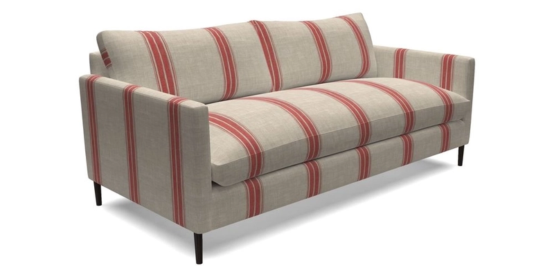 Heyshott 3 Seater Sofa in Two Tone Plain Biscuit