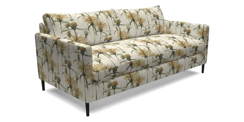 Heyshott 3 Seater Sofa in Two Tone Plain Biscuit