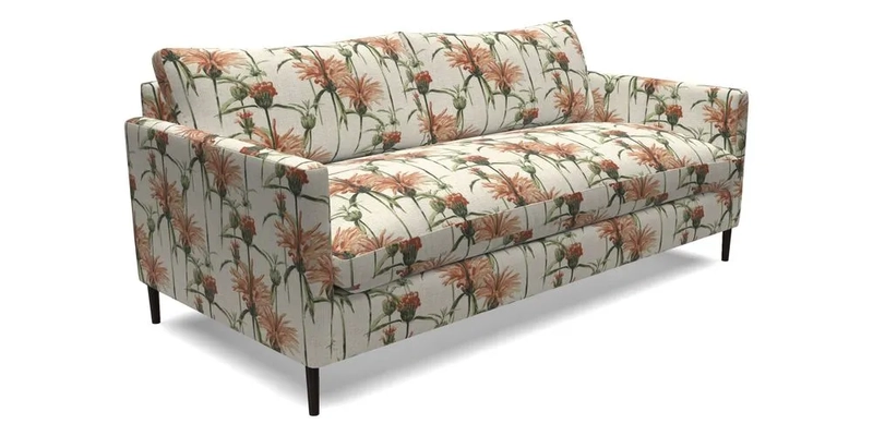 Heyshott 3 Seater Sofa in Two Tone Plain Biscuit