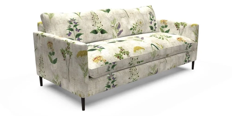 Heyshott 3 Seater Sofa in Two Tone Plain Biscuit