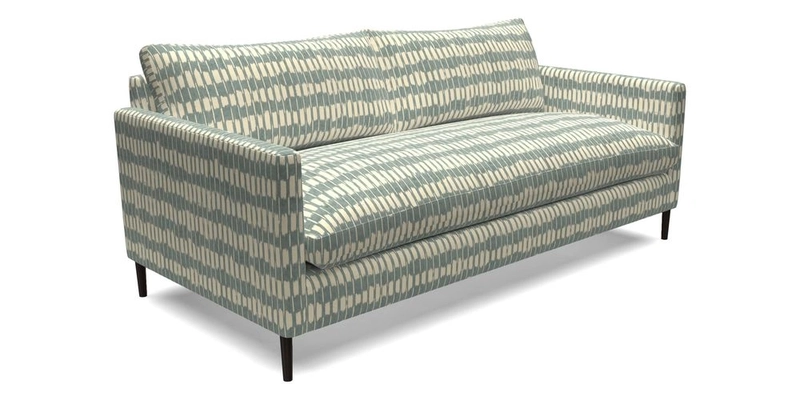 Heyshott 3 Seater Sofa in Two Tone Plain Biscuit