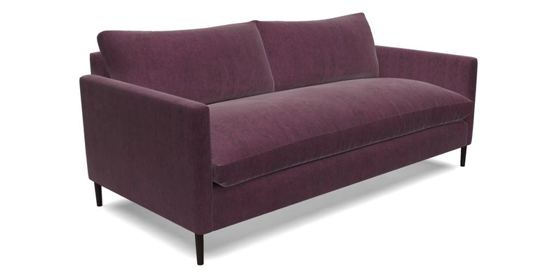 Heyshott 3 Seater Sofa in Two Tone Plain Biscuit