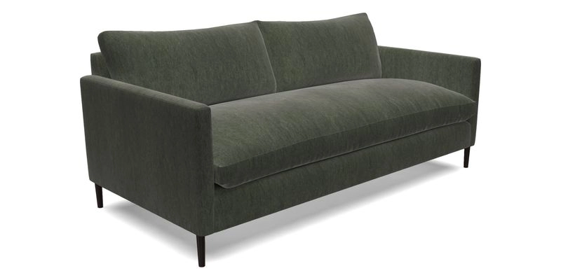 Heyshott 3 Seater Sofa in Two Tone Plain Biscuit