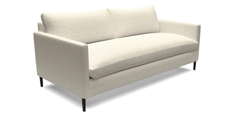 Heyshott 3 Seater Sofa in Two Tone Plain Biscuit