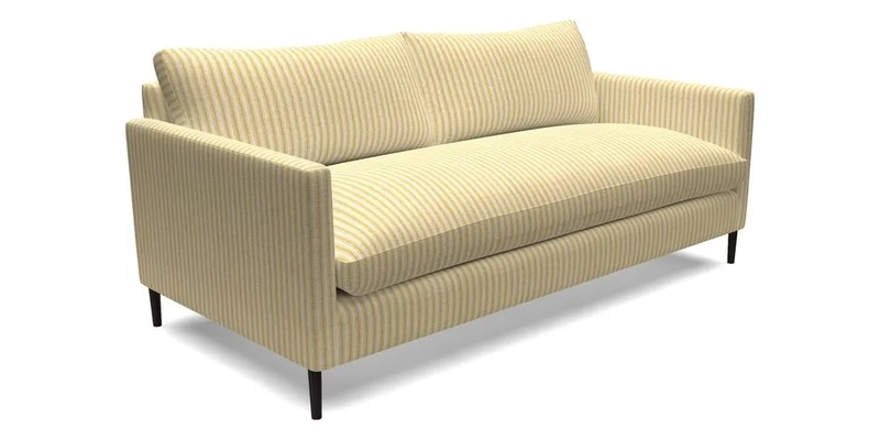 Heyshott 3 Seater Sofa in Two Tone Plain Biscuit