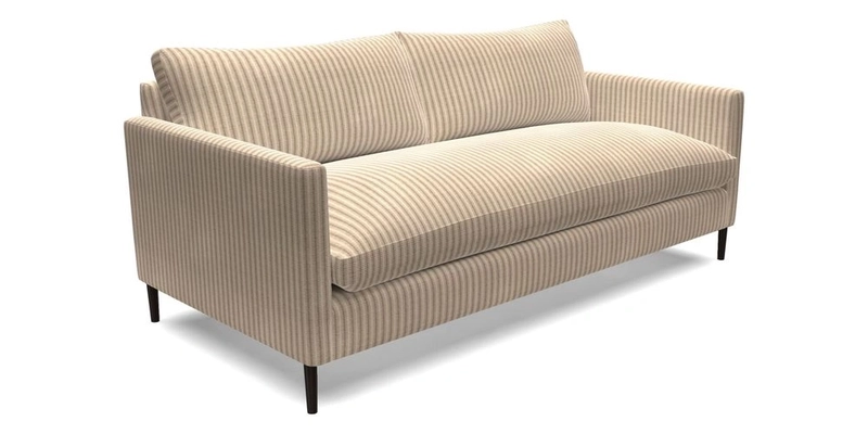Heyshott 3 Seater Sofa in Two Tone Plain Biscuit