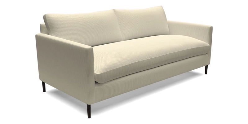 Heyshott 3 Seater Sofa in Two Tone Plain Biscuit