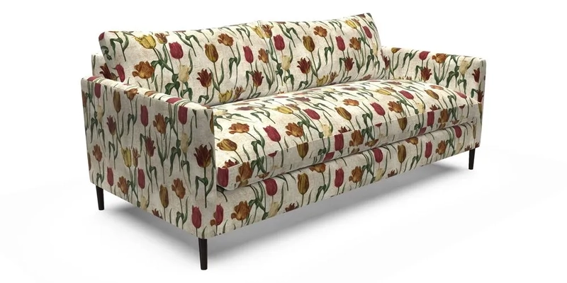 Heyshott 3 Seater Sofa in Two Tone Plain Biscuit