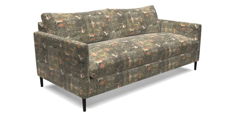 Heyshott 3 Seater Sofa in Two Tone Plain Biscuit