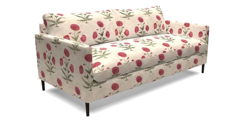 Heyshott 3 Seater Sofa in Two Tone Plain Biscuit. Loose cover option available