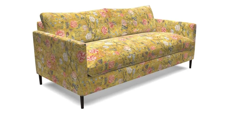 Heyshott 3 Seater Sofa in Two Tone Plain Biscuit