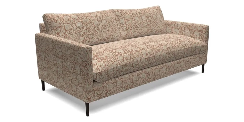 Heyshott 3 Seater Sofa in Two Tone Plain Biscuit. Loose cover option available