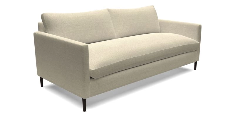 Heyshott 3 Seater Sofa in Two Tone Plain Biscuit. Loose cover option available