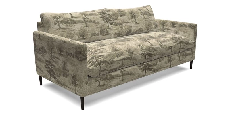 Heyshott 3 Seater Sofa in Two Tone Plain Biscuit. Loose cover option available
