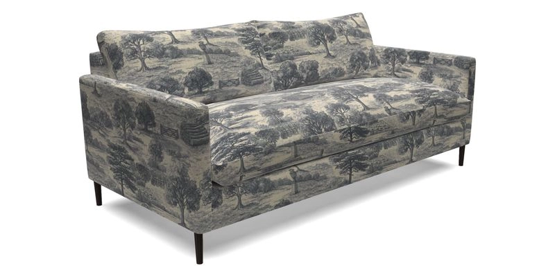 Heyshott 3 Seater Sofa in Two Tone Plain Biscuit. Loose cover option available