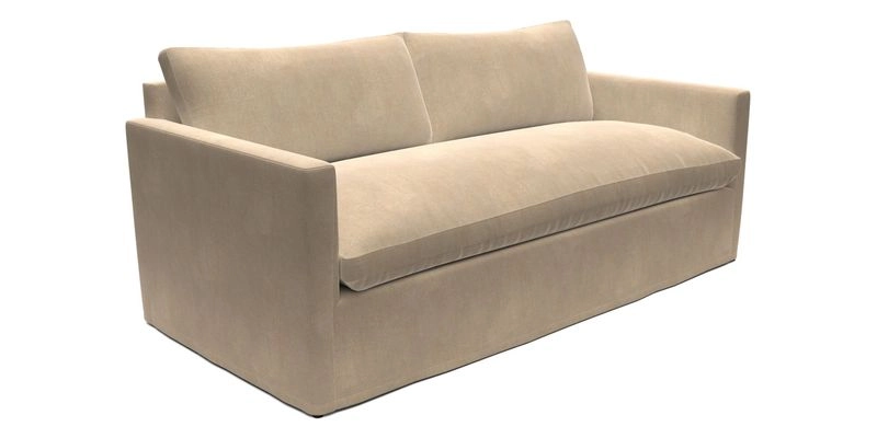 Heyshott 3 Seater Sofa in Two Tone Plain Biscuit