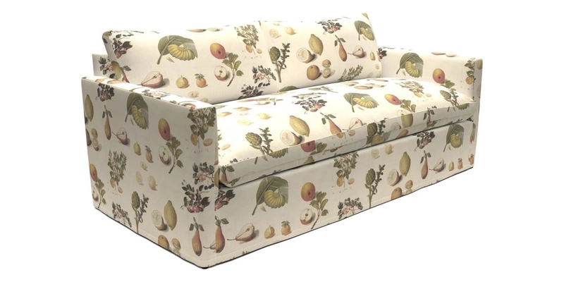 Heyshott 3 Seater Sofa in Two Tone Plain Biscuit. Loose cover option available