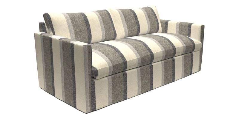 Heyshott 3 Seater Sofa in Two Tone Plain Biscuit. Loose cover option available