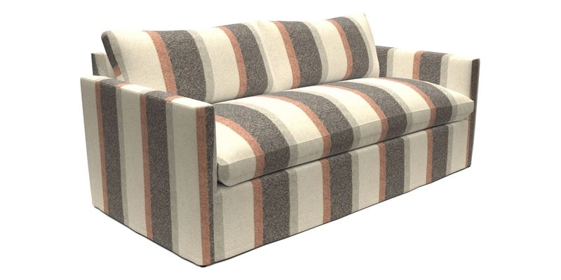 Heyshott 3 Seater Sofa in Two Tone Plain Biscuit