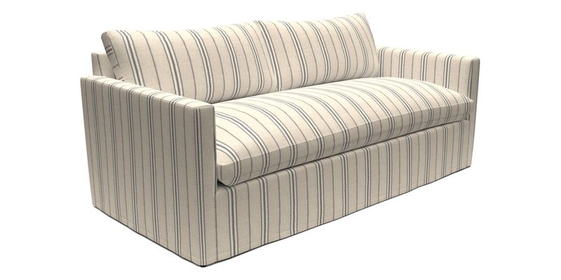 Heyshott 3 Seater Sofa in Two Tone Plain Biscuit. Loose cover option available