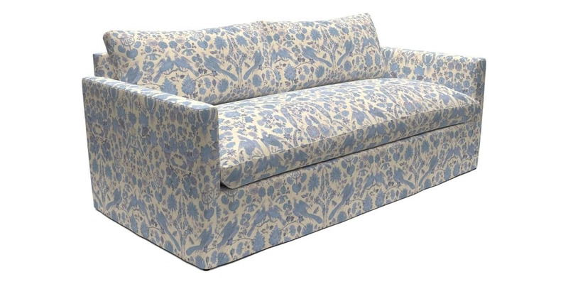 Heyshott 3 Seater Sofa in Two Tone Plain Biscuit. Loose cover option available