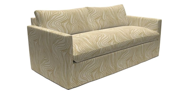 Heyshott 3 Seater Sofa in Two Tone Plain Biscuit. Loose cover option available