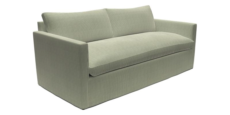 Heyshott 3 Seater Sofa in Two Tone Plain Biscuit. Loose cover option available