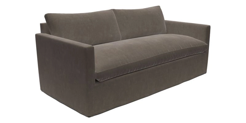 Heyshott 3 Seater Sofa in Two Tone Plain Biscuit