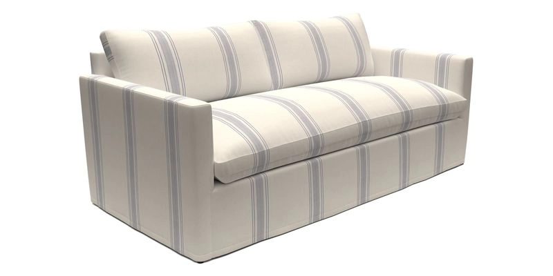 Heyshott 3 Seater Sofa in Two Tone Plain Biscuit. Loose cover option available