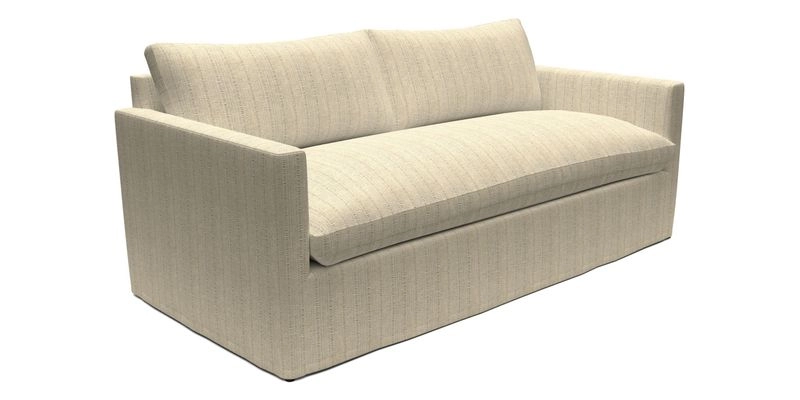 Heyshott 3 Seater Sofa in Two Tone Plain Biscuit