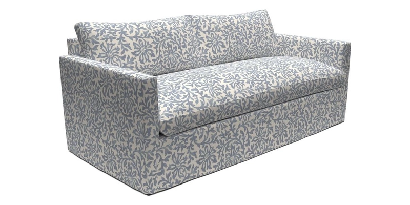 Heyshott 3 Seater Sofa in Two Tone Plain Biscuit