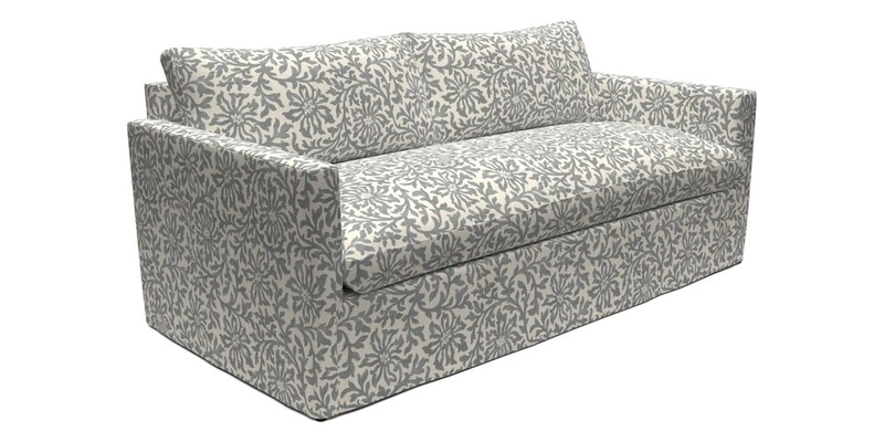 Heyshott 3 Seater Sofa in Two Tone Plain Biscuit