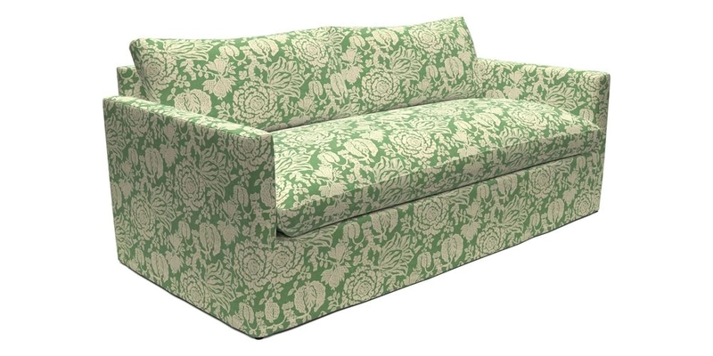 Heyshott 3 Seater Sofa in Two Tone Plain Biscuit. Loose cover option available