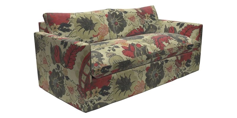 Heyshott 3 Seater Sofa in Two Tone Plain Biscuit