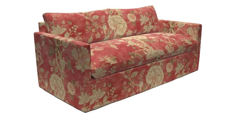 Heyshott 3 Seater Sofa in Two Tone Plain Biscuit